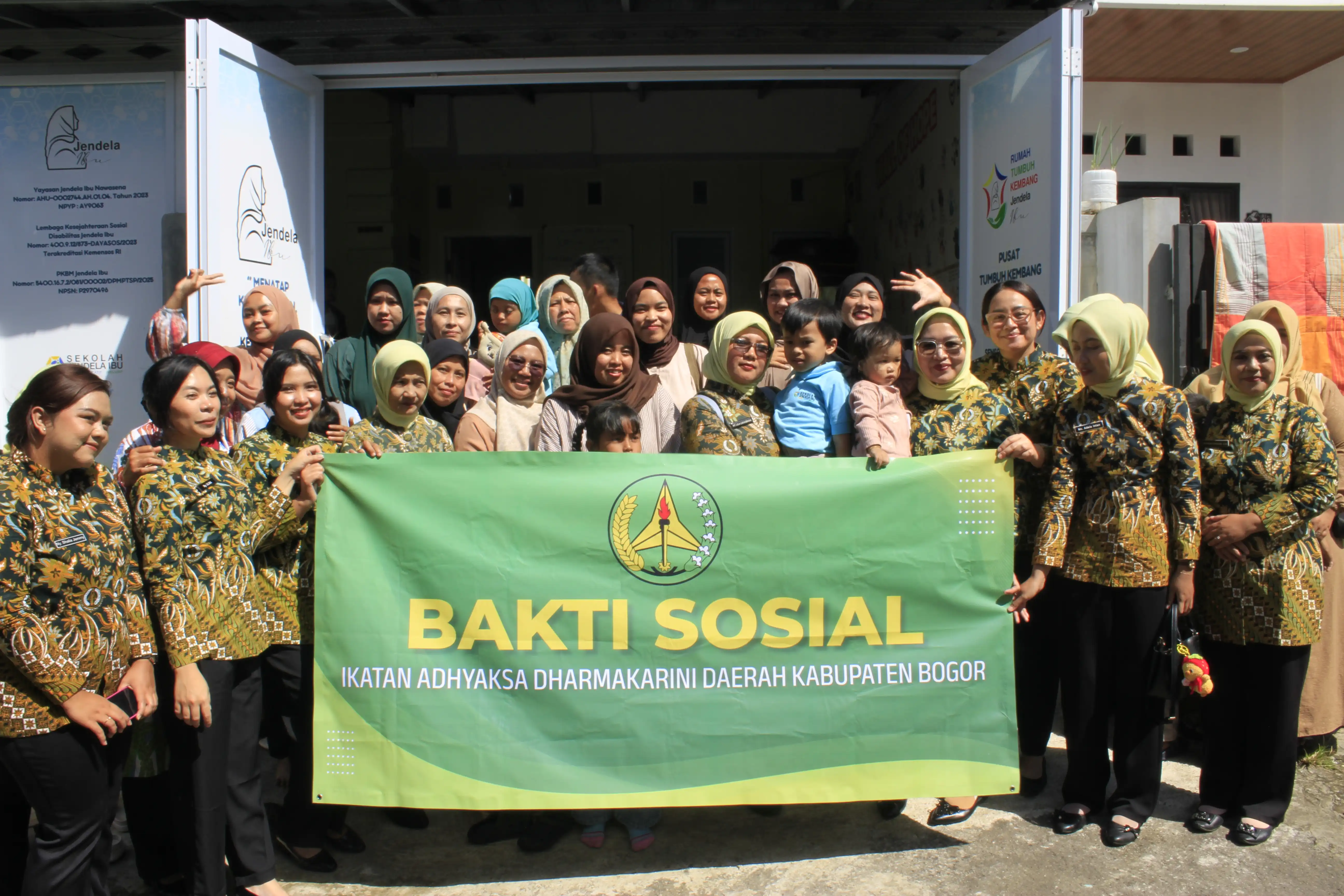 Yayasan Jendela Ibu Menerima Kunjungan Ikatan Adhyaksa Dharmakarini Kabupaten Bogor